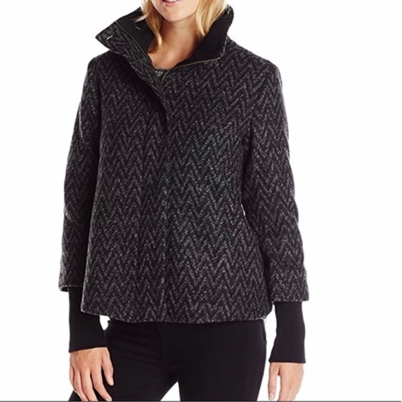 Prana Lily Wool Blend Houndstooth Lined Jacket Womens Small - Picture 1 of 12